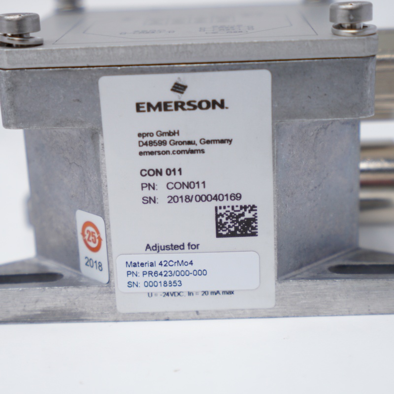 PR6423 000-000 CON01 EMERSON Dcs Eddy Akımı Deplasman Sensörü