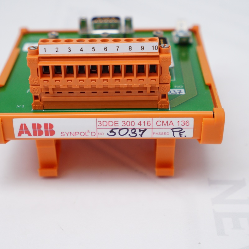 CMA136 3DDE300416 ABB TERMİNAL KARTI