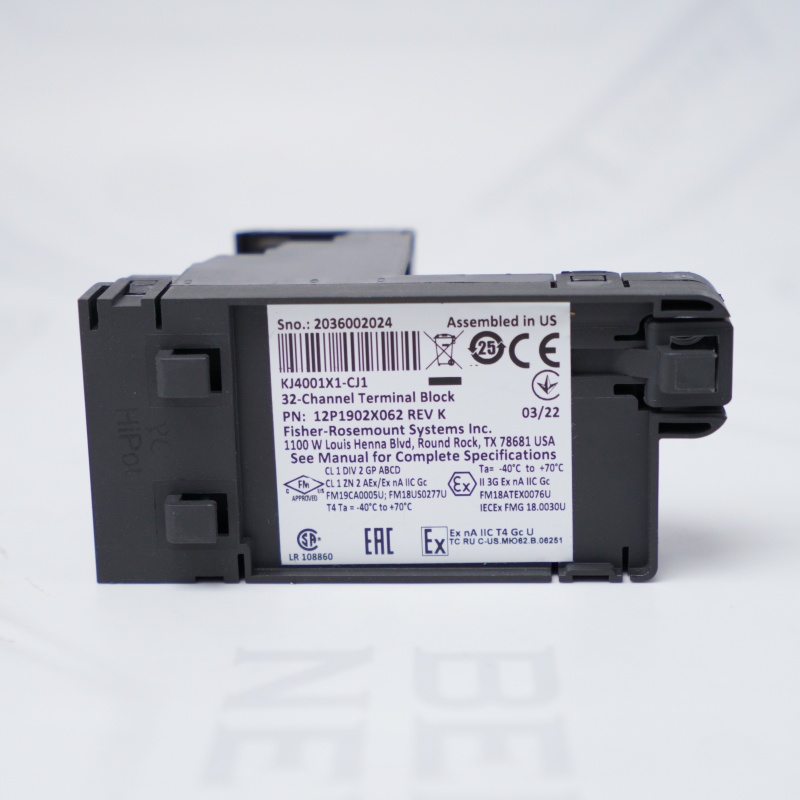 KJ4001X1-CJ1 12P1902X062 EMERSON Kanal Terminal Bloğu