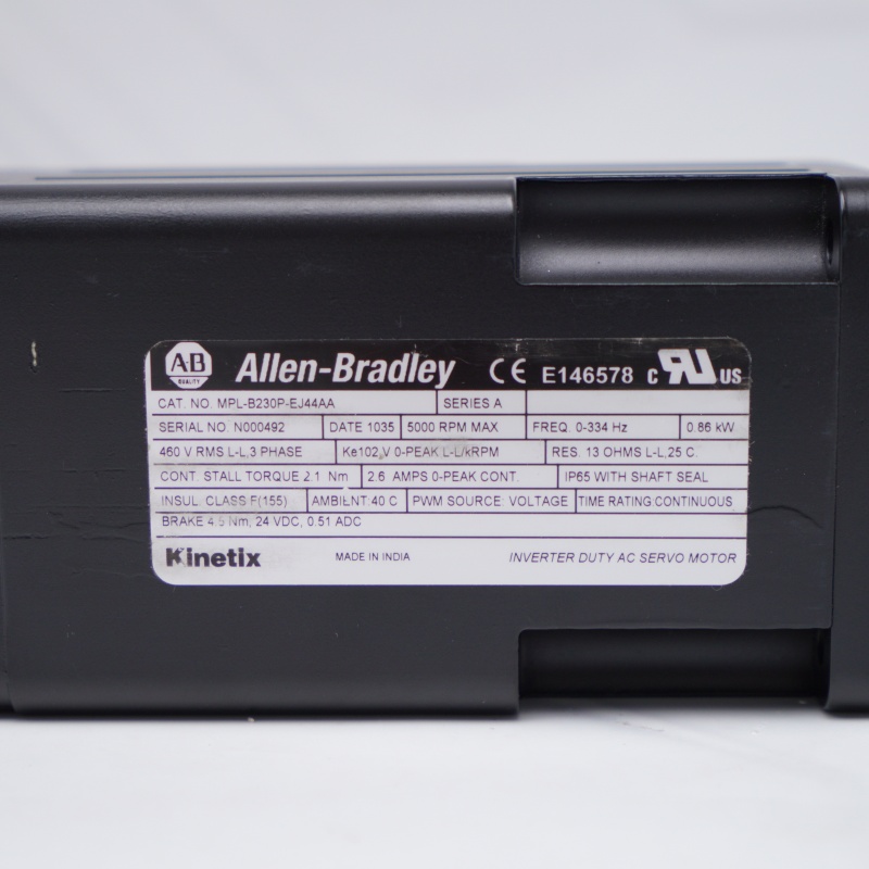 MPL-B230P-EJ44AA ALLEN BRADLEY SERVO MOTOR
