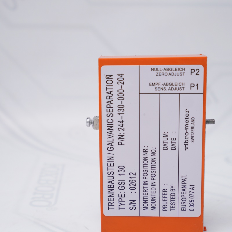 GSI130 244-130-000-204 Vibro-Meter Galvanik Ayırma Ünitesi