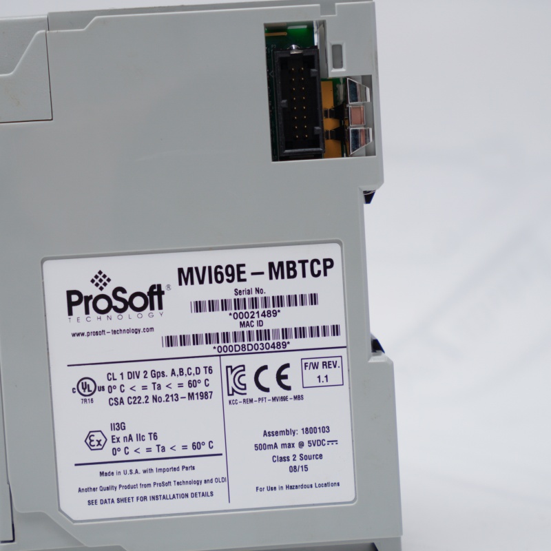 MVI69E-MBTCP PROSOFT Haberleşme Modülü