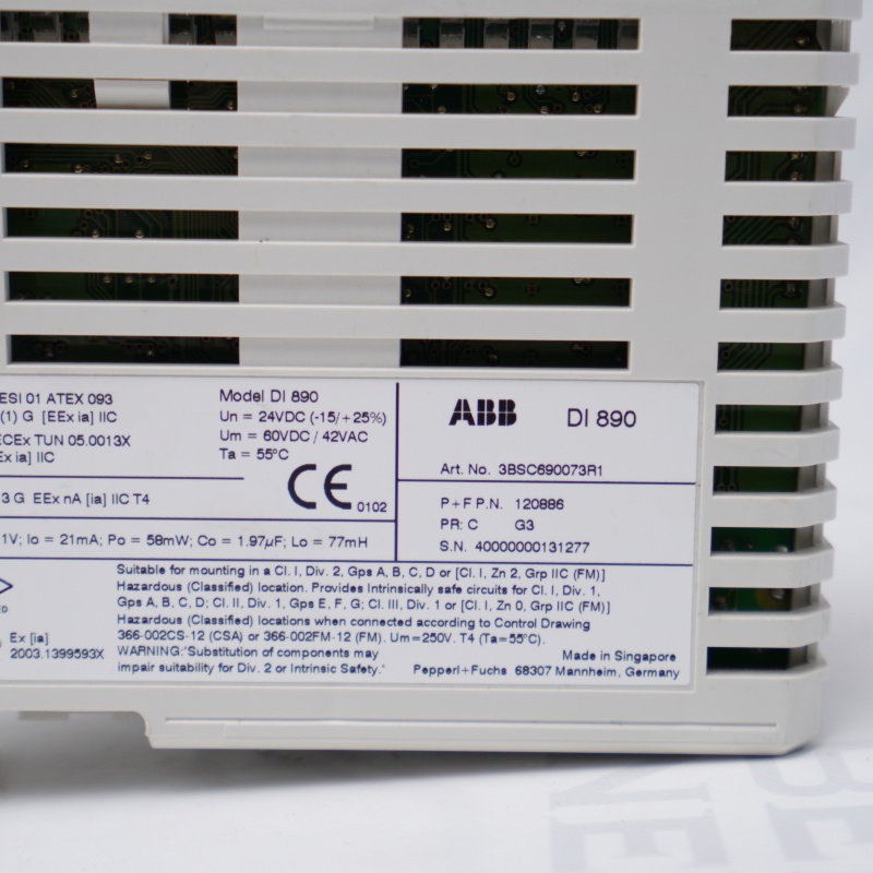 DI890 3BSC690073R1 ABB DİJİTAL GİRİŞ MODÜLÜ
