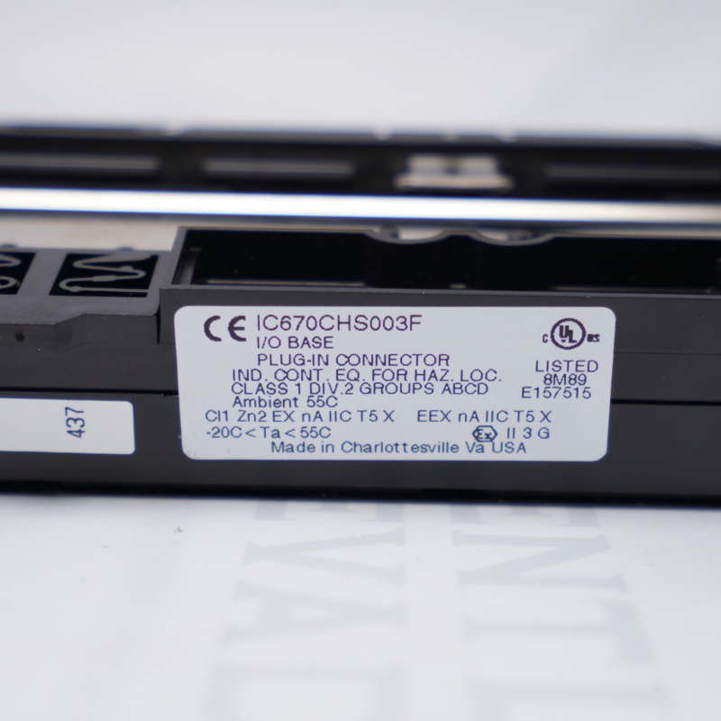 IC670CHS003 General Electric Alan Kontrol G/Ç Terminal Bloğu