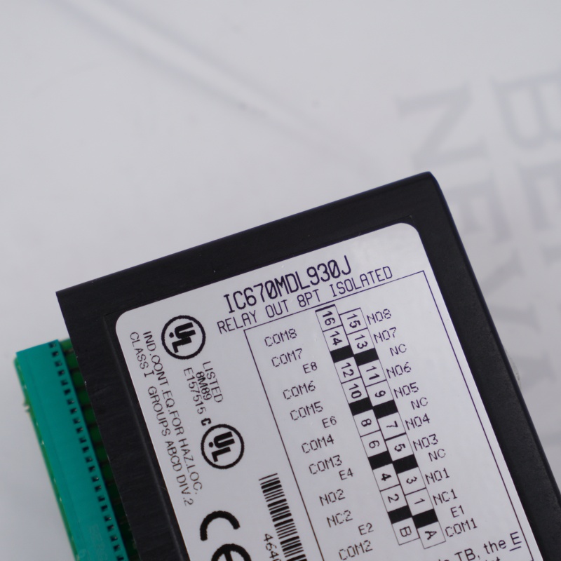 IC670MDL930J General Electric İŞLEMCİ ALAN KONTROL ÇIKIŞ MODÜLÜ