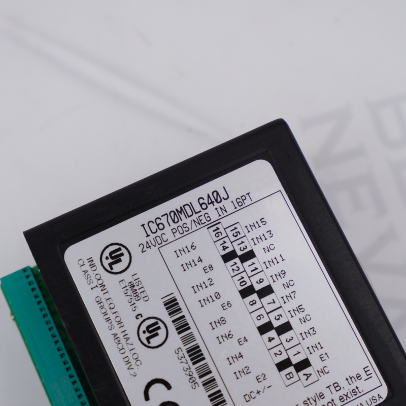 IC670MDL640J General Electric Giriş Modülü