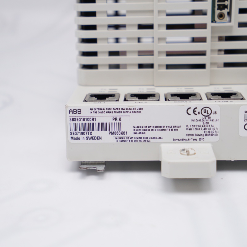 Fonte de alimentação ABB 3BSE018100R1 PM860K01