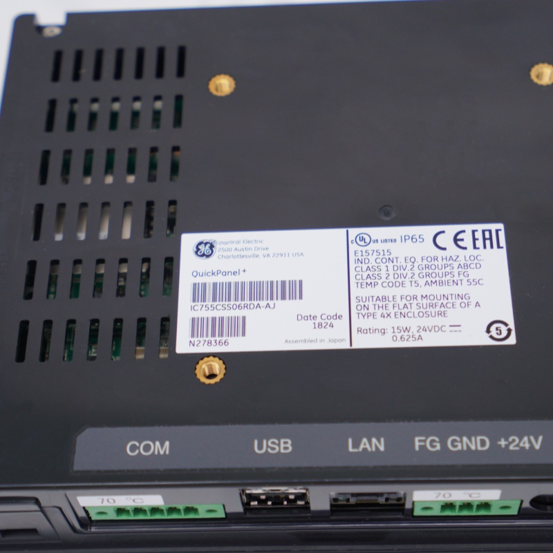 Terminal de operador General Electric IC755CSS06RDA