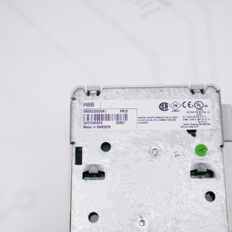 Mô-đun đầu vào kỹ thuật số ABB 3BSE020508R1 DI801