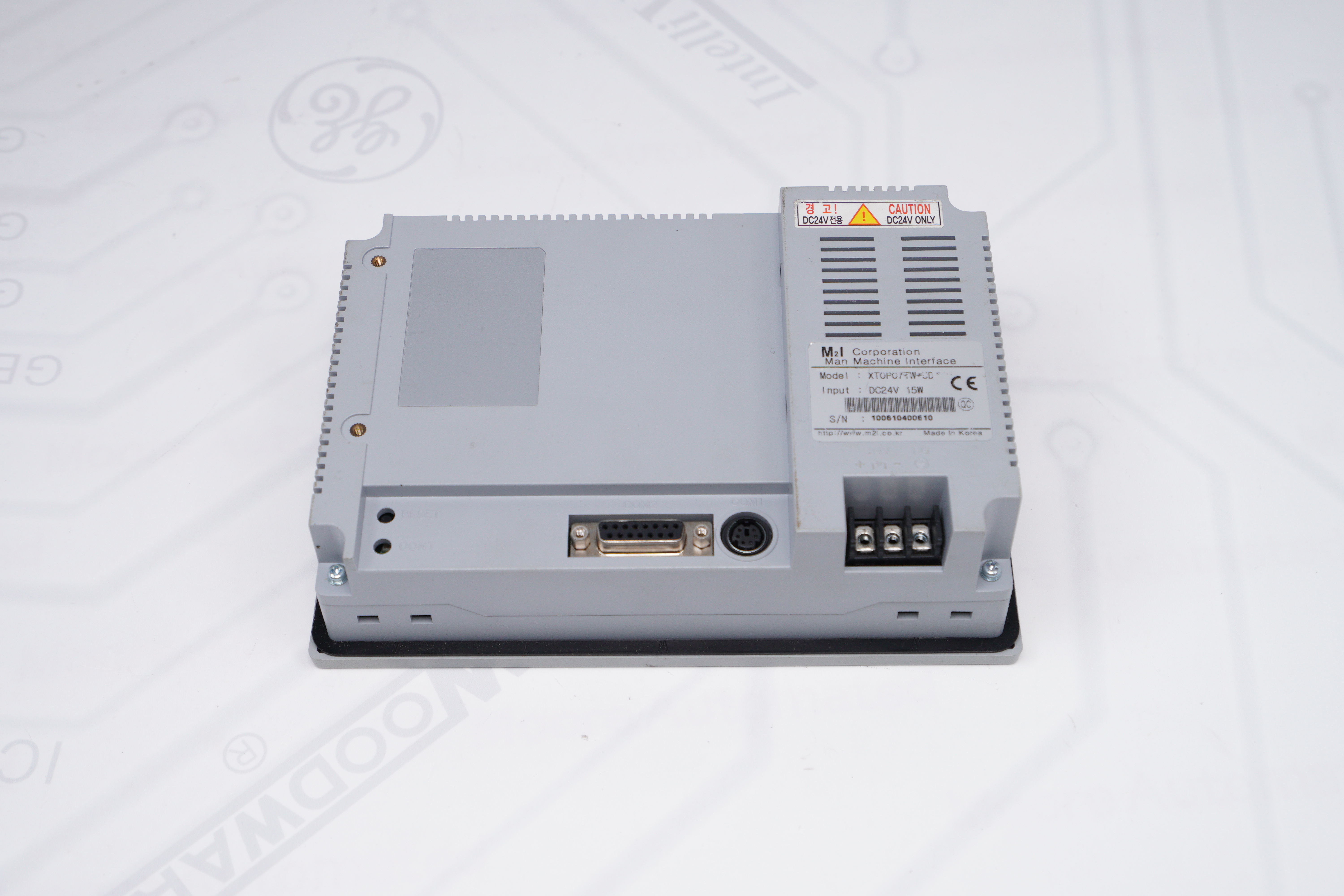 top touch operation panel