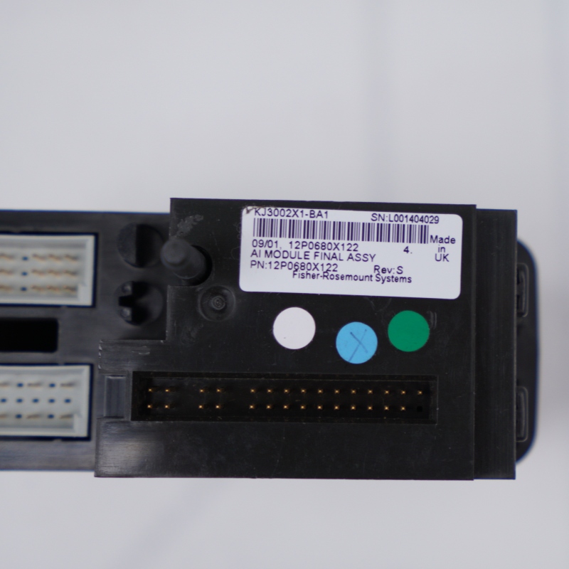 Mô-đun đầu vào tương tự EMERSON KJ3002X1-BA1 12P0680X122