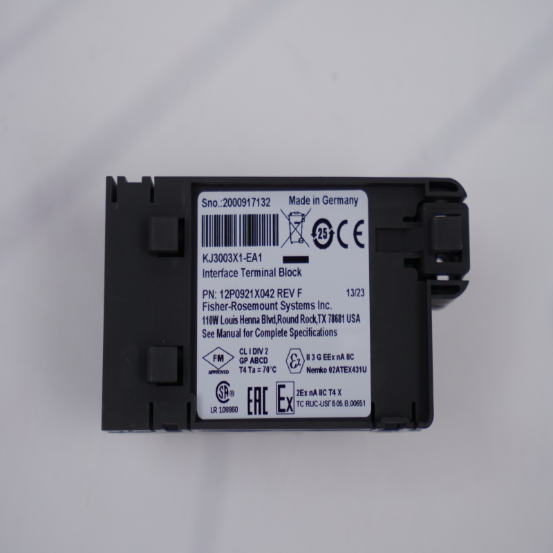 EMERSON KJ3003X1-EA1 12P0921X042 Interface Terminal Block