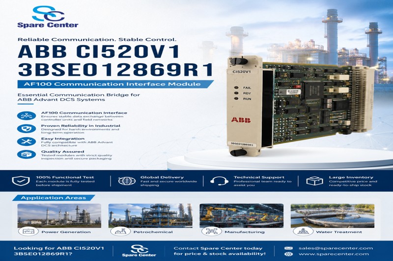 ABB CI520V1 3BSE012869R1 Explained: AF100 Module Guide for DCS Systems ABB CI520V1 3BSE012869R1 Explained: AF100 Module Guide for DCS Systems