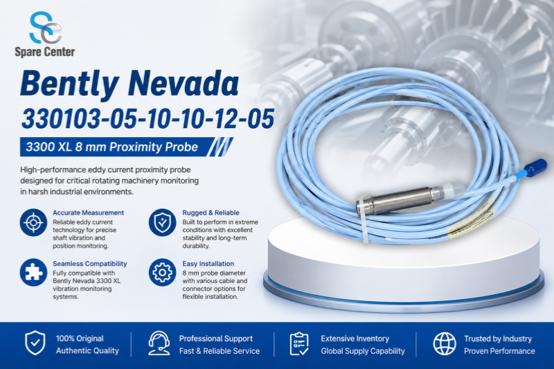 Why Bently Nevada 330103 Proximity Probe Is Critical in Turbine Monitoring Systems?