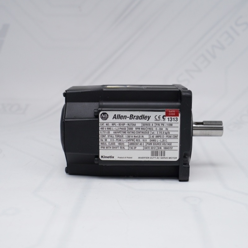 MPL-B310P-MJ72AA Allen Bradley Kinetix MPL Low-inertia Servo Motors MPL-B310P-MJ72AA Allen Bradley Kinetix MPL Low-inertia Servo Motors