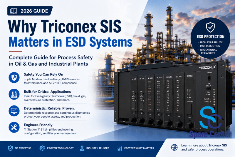 Why Triconex SIS Matters in ESD Systems (2026 Guide) Why Triconex SIS Matters in ESD Systems (2026 Guide)