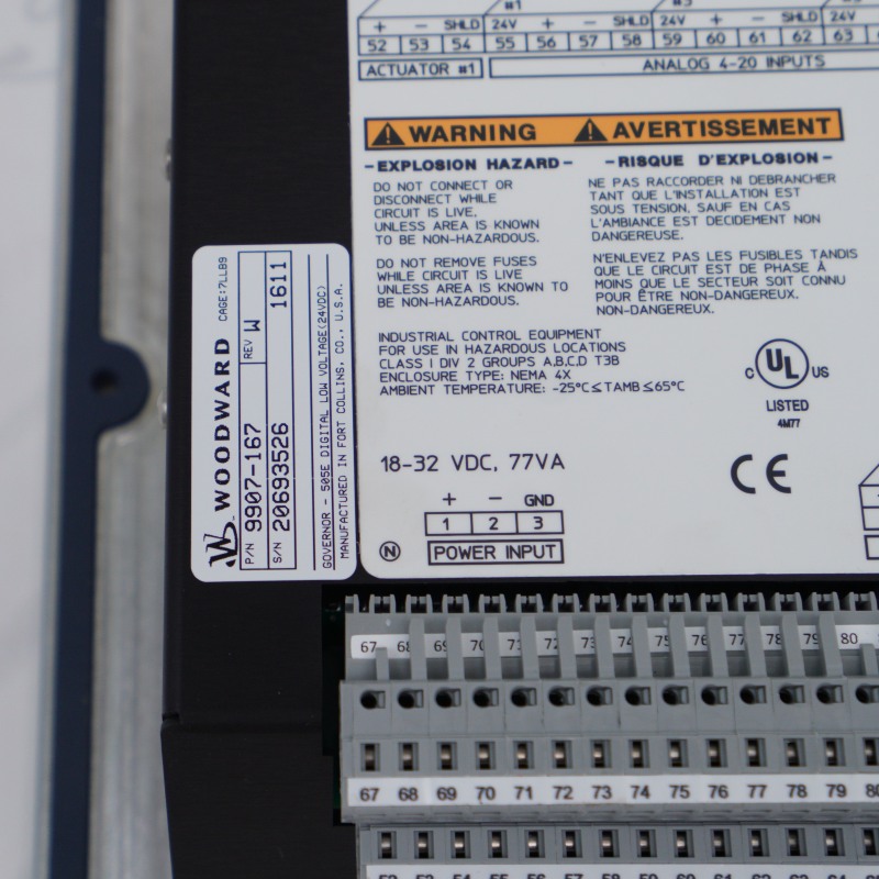 9907-167 Digital Governor Control Unit