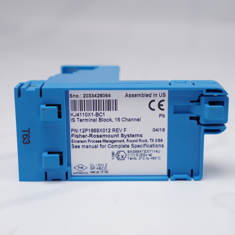 KJ4110X1-BC1 12P1869X012 EMERSON IS แผงขั้วต่อเทอร์มินัล