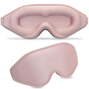 100% Blackout Sleep Eye Mask 3D Contoured Cup Sleeping Mask Eye Mask for Sleeping with Ear Plugs