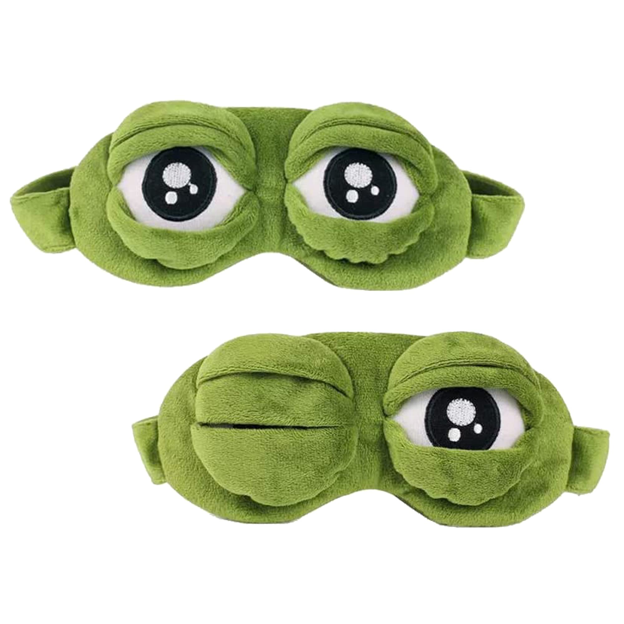 Cute Sleeping Eye Mask Plush Blindfold Travel Sleep Masks Super Soft Funny Eye Cover For Kids Girls and Adult