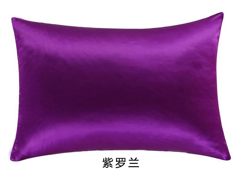 Wholesale oem satin silk pillow cover 6a grade 16/19/22 momme 100% pure silk pillow case mulberry silk pillowcase