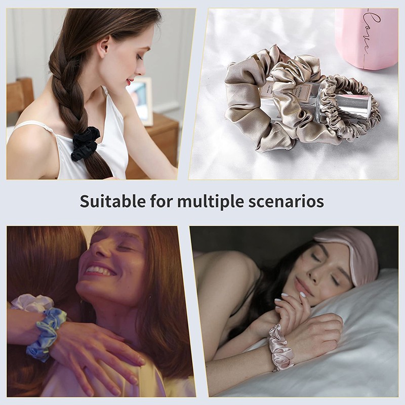 large pure silk Hair tie