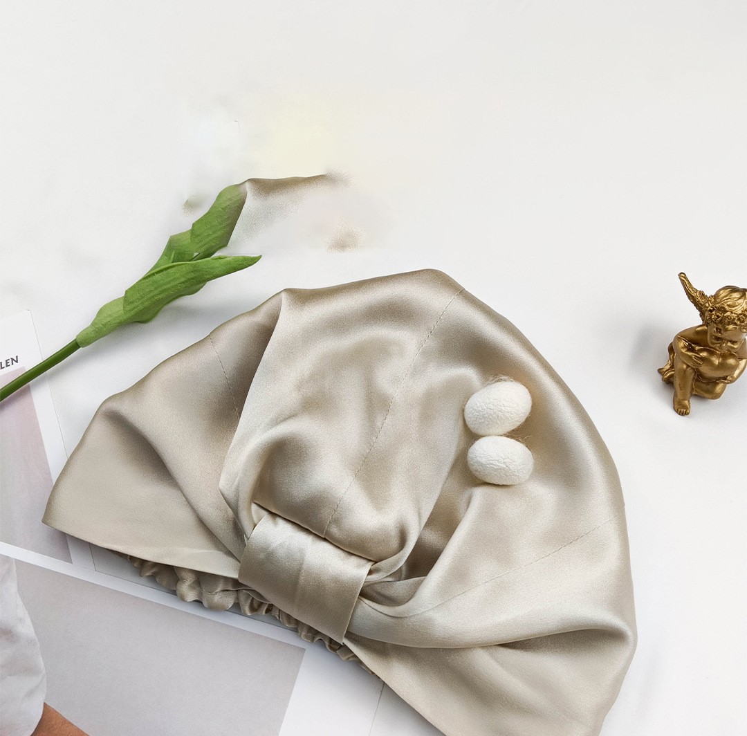 double Layer Silk Cap For Sleeping