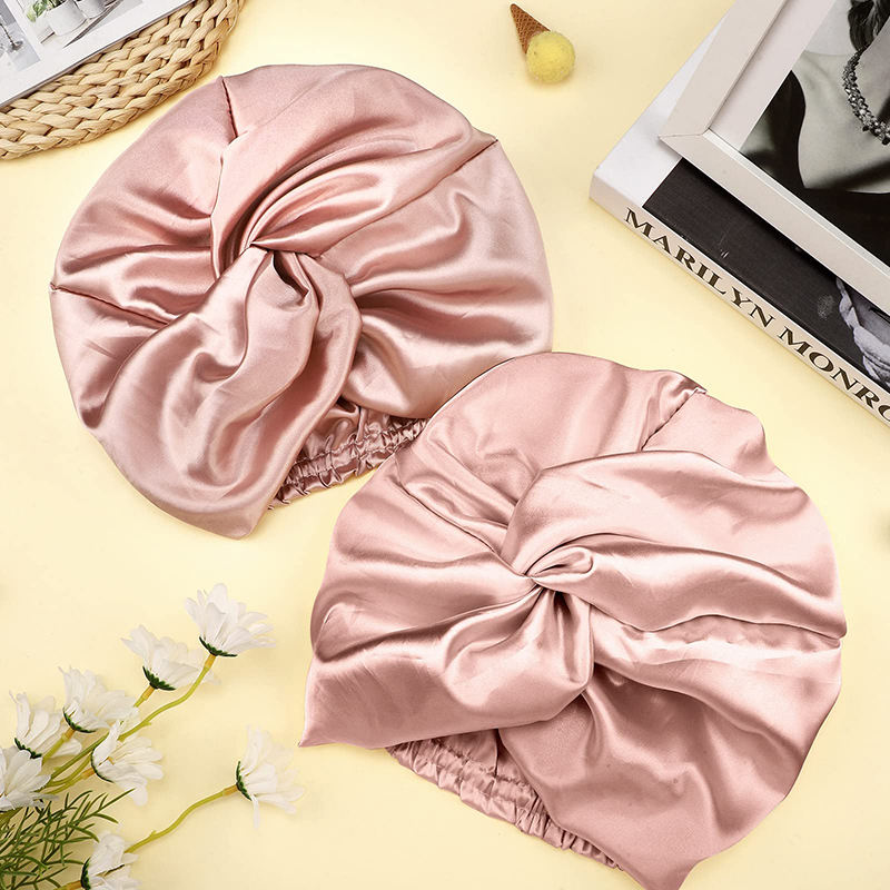 6a 100% Silk Sleeping Drawstring Ruched Silk Hair Bonnet