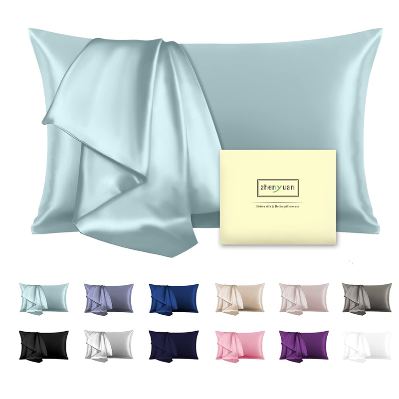 Custom Super Soft Real Silk Pillowcase white custom color 100% Real Silk Mulberry Pillow Case