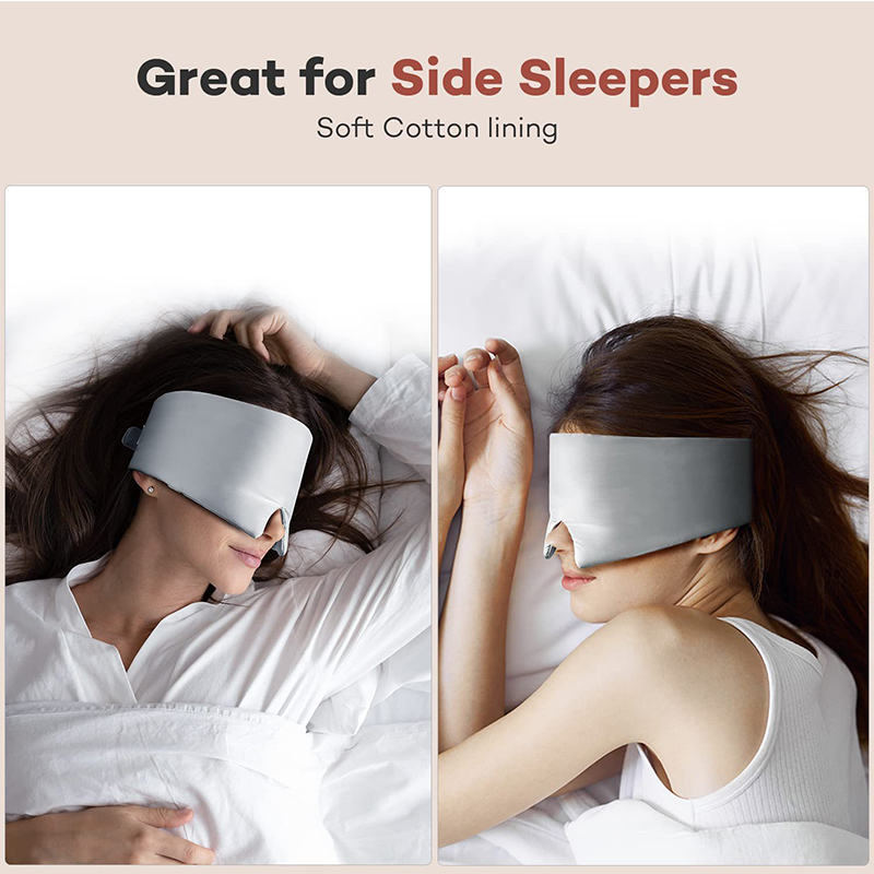 Silk Sleep Mask 100% Pure Silk Comfortable Blocks Light Eye Masks Blindfold with Adjustable Elastic Strap