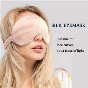 Custom Printed Pure Mulberry Satin Silk Eye Mask Travel and Sleep Blindfold with Box Packaging Direct from Manufacturer