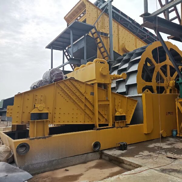 All-in-one machine for sand washing, dewatering and recycling
