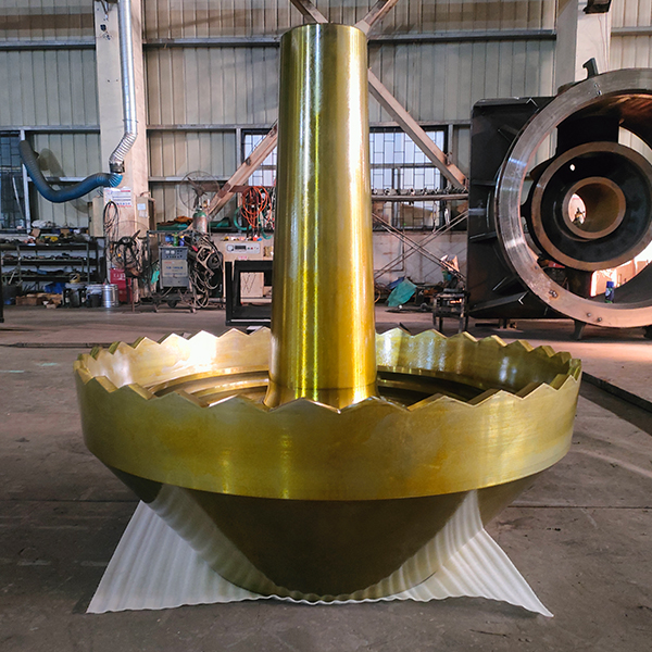 The spindle cone assembly of the Symons cone crusher