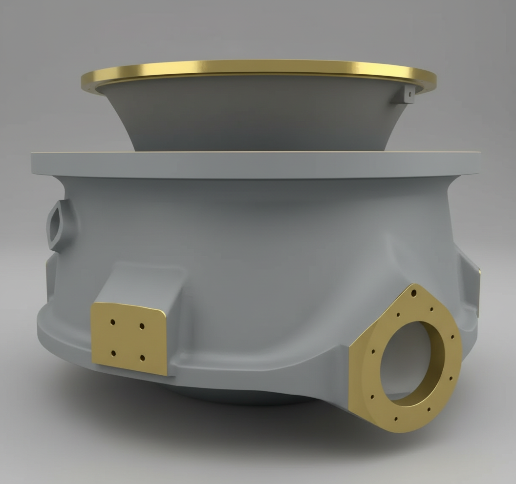 ZCH660 нэг цилиндртэй гидравлик конусан бутлуурын доод бүрхүүл