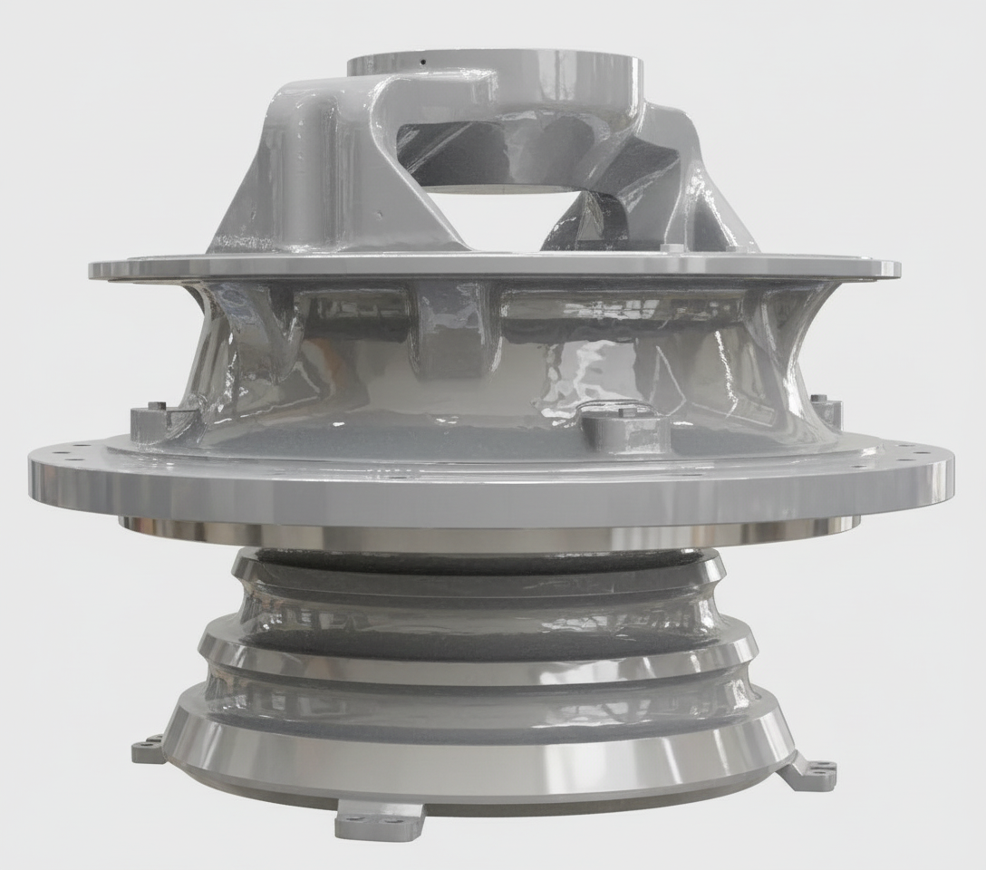 CH420 ёроолтой нэг цилиндртэй конусан бутлуурын суурин шүдний хавтанг суурилуулах