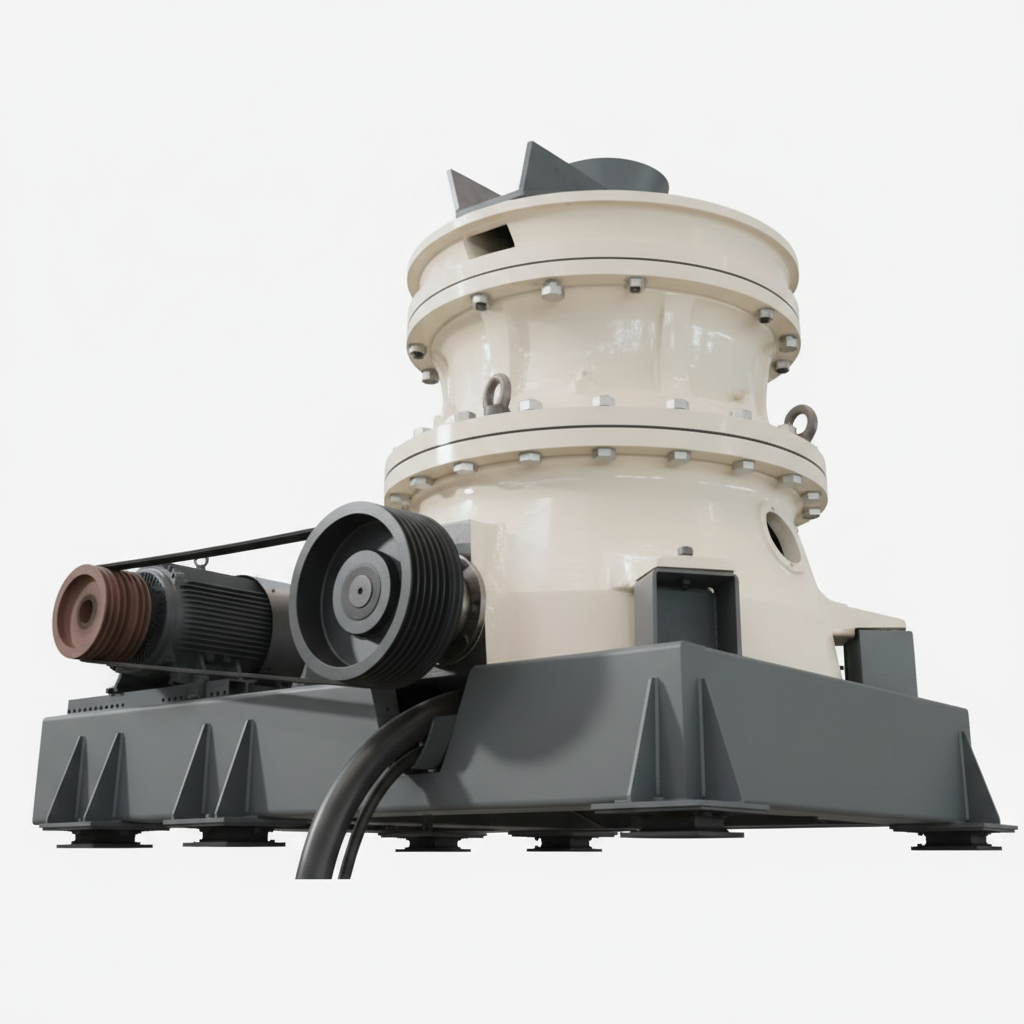 Shanghai Zhuyan Stone Crushers_ZGP Нэг цилиндртэй гидравлик конусан бутлуурын загвар 300S туршилтанд хамрагдаж байна.