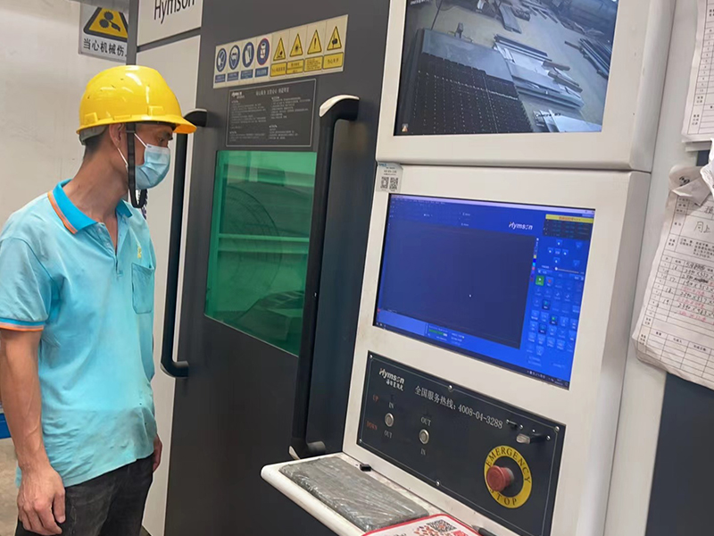 Production Facility-a laser cutting machine