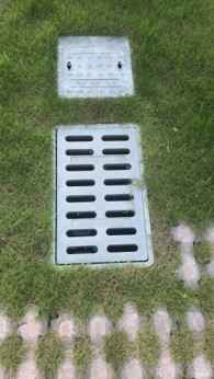 Plastic manhole cover