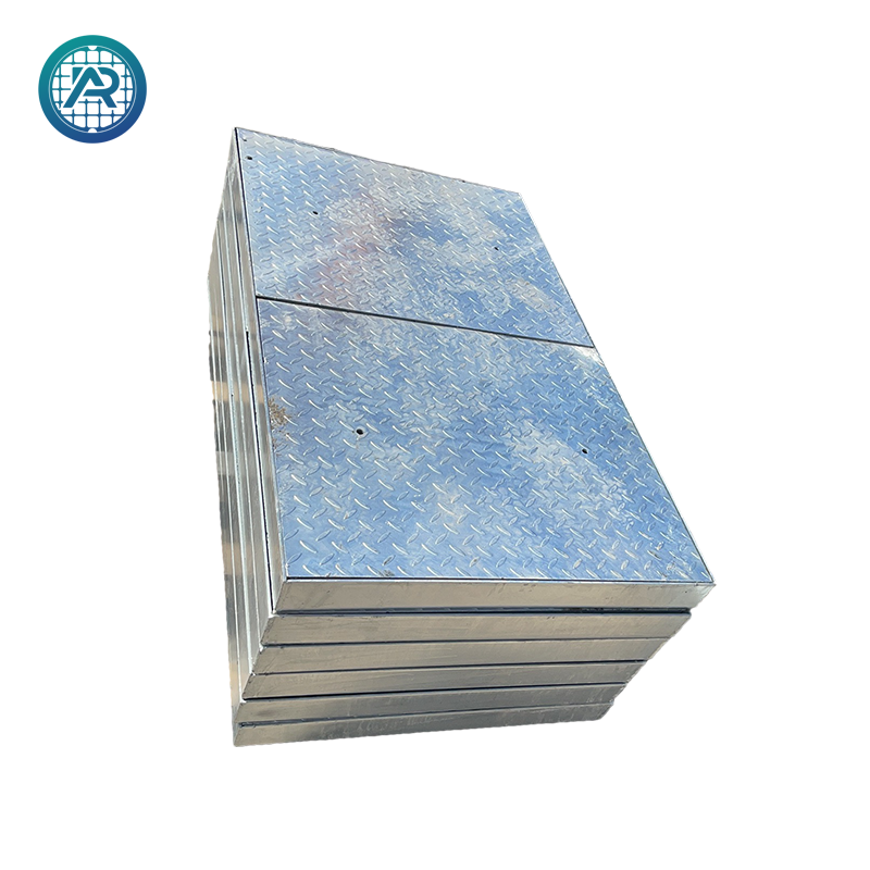 galvanised steel walkway