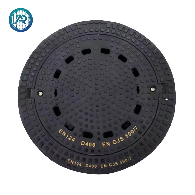 Heavy-Duty Cast Iron Drain Cover and Frame | D400 Rated Grate for Road & Infrastructure