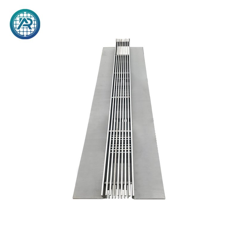 Stainless Steel Linear Recessed Drain Cover For Storm Drain