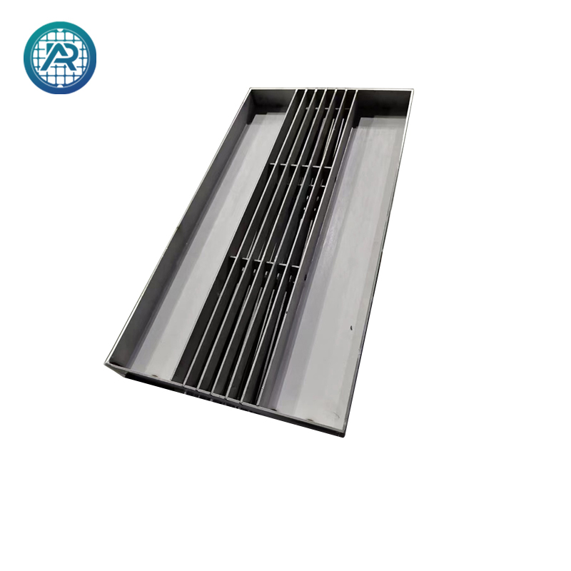 Stainless Steel Linear Recessed Drain Cover For Storm Drain