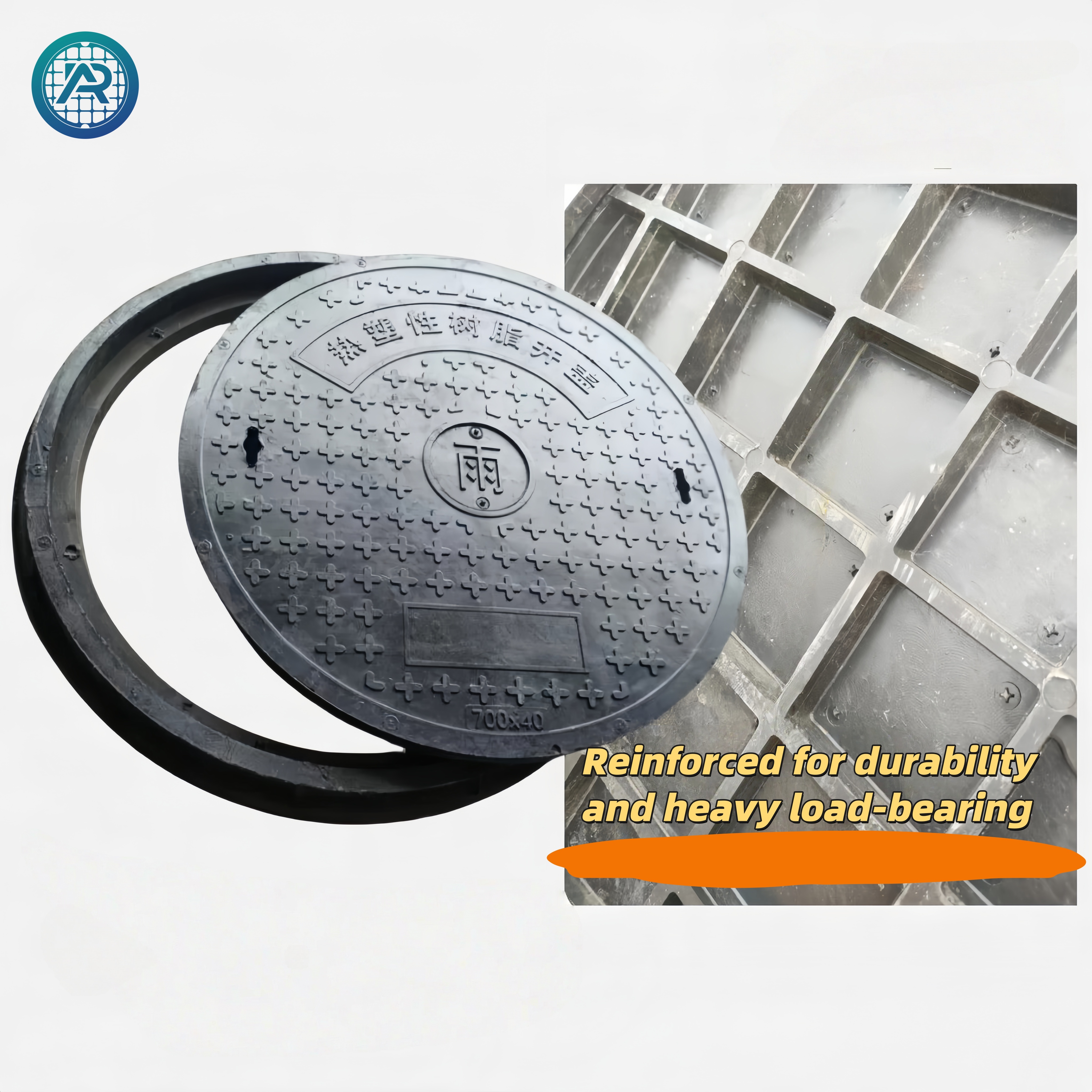 Fibre Manhole Lid Airtight Inspction Cover