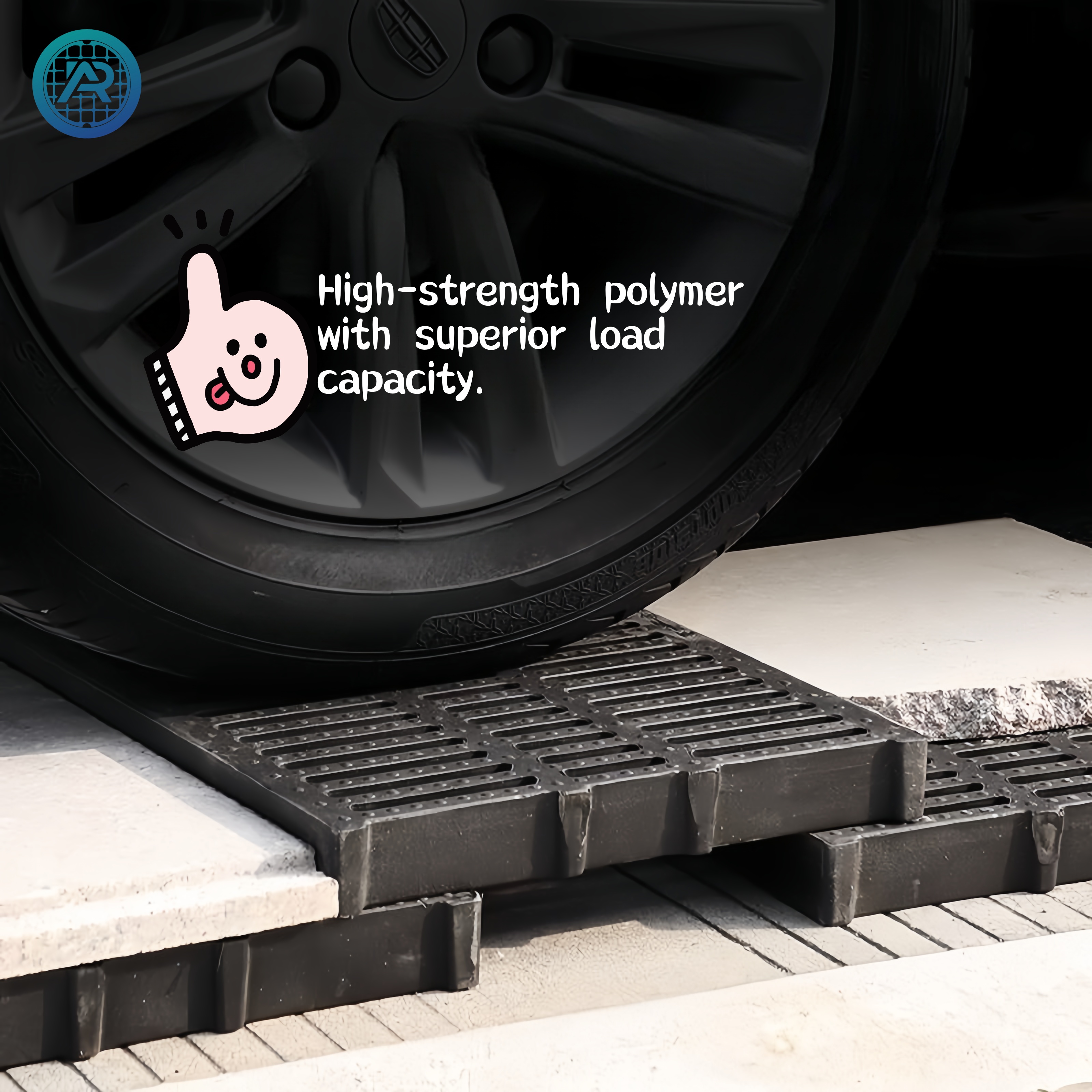 Square Plastic Grp Man Hole Covers 600x600