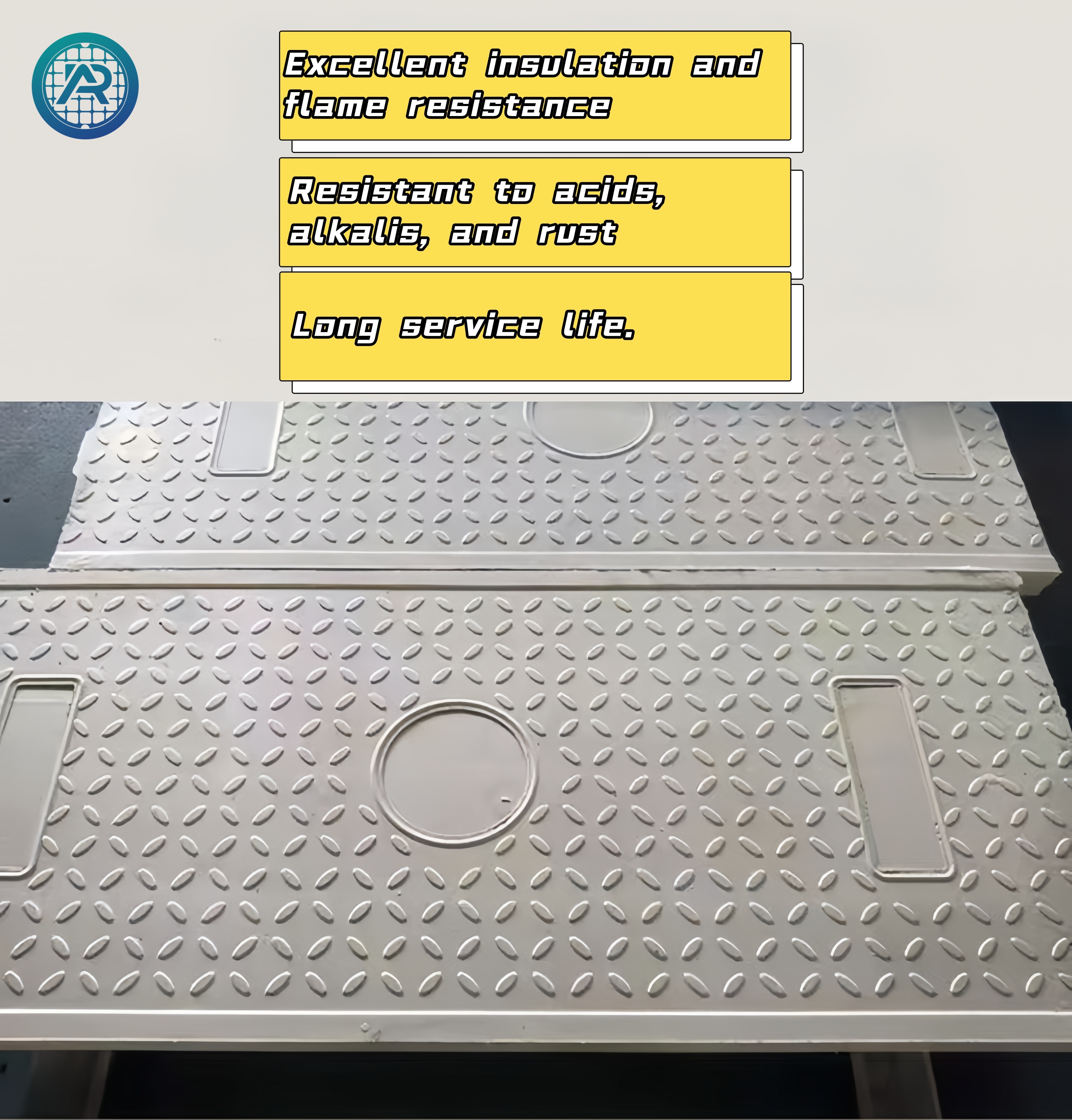 FRP Manhole Frame Sewer Hole Cover