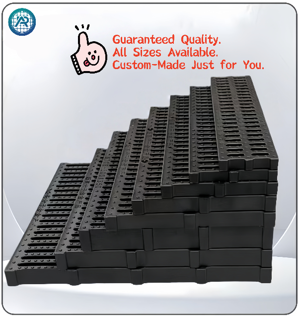 Outdoor Rectangular FRP Storm Drain Grate Cover
