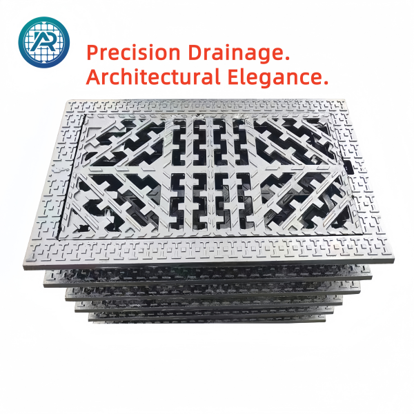 Heavy-Duty Iron Man Hole Drainage Inspection Cover