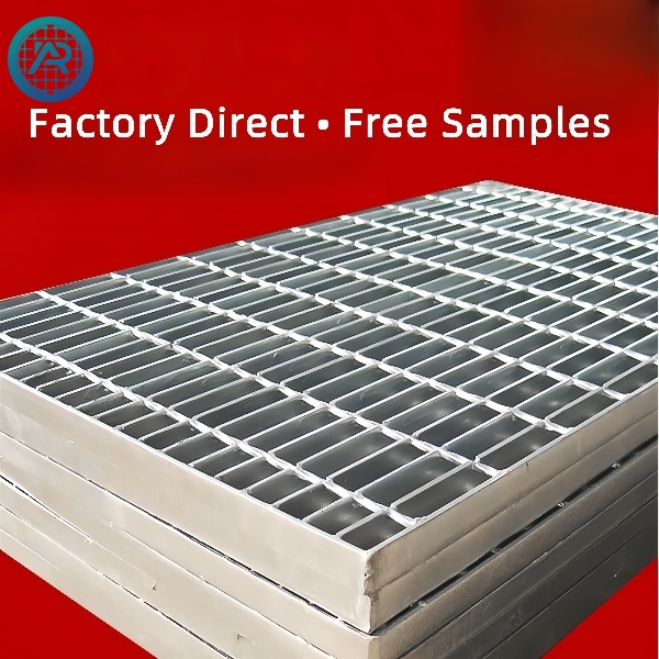 Anti-Slip Galv galvanised steel drain grating walkway