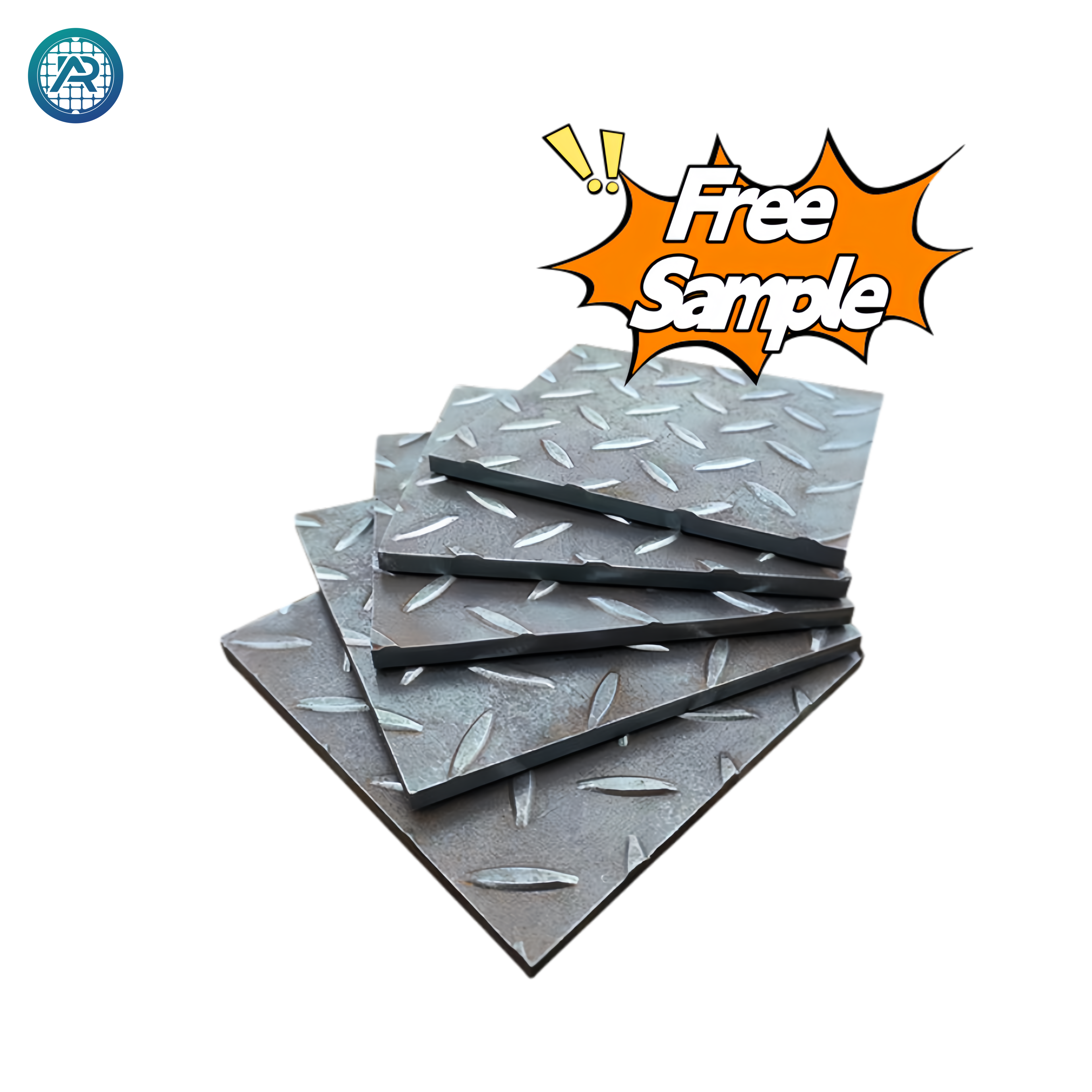 Heavy-Duty Galv Metal Checkered Plate with Anti-Slip & Rust-Resistant Performance