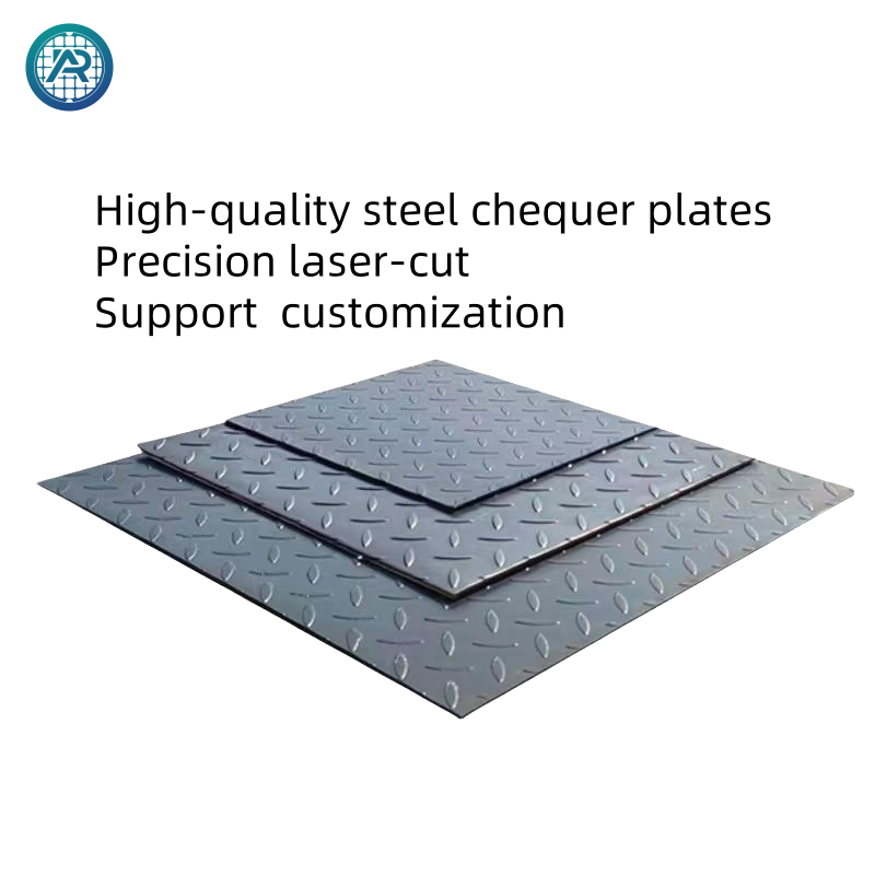 Heavy-Duty Galv Metal Checkered Plate with Anti-Slip & Rust-Resistant Performance